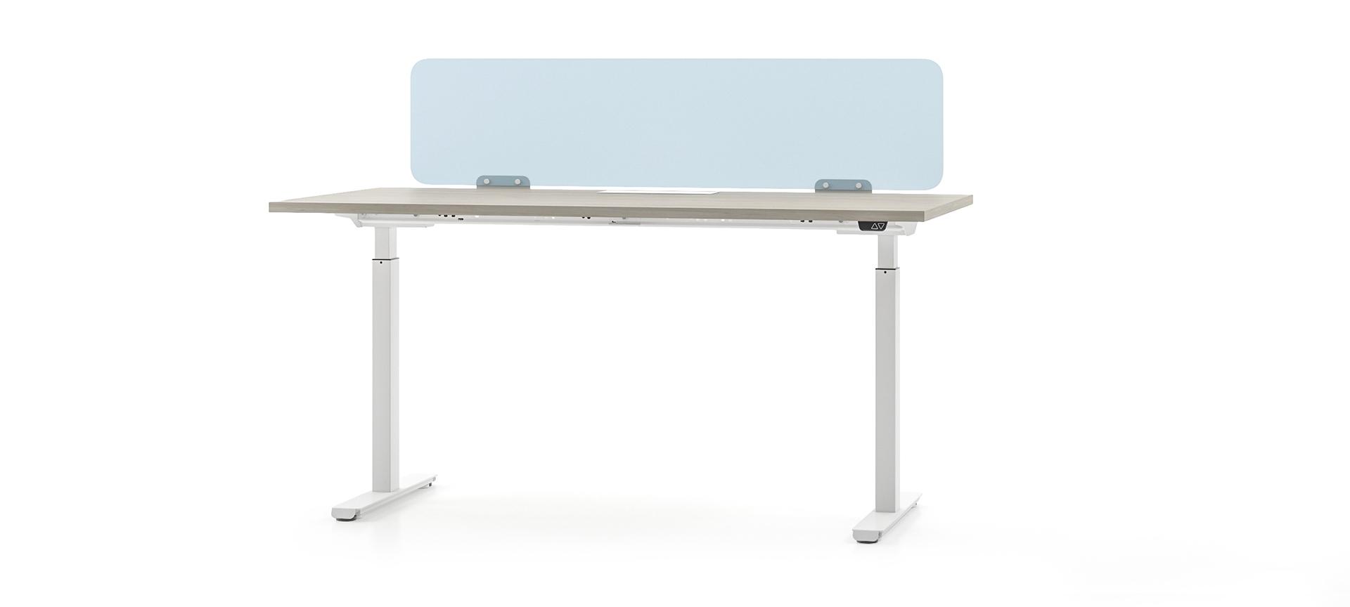 Electrically adjustable office tables