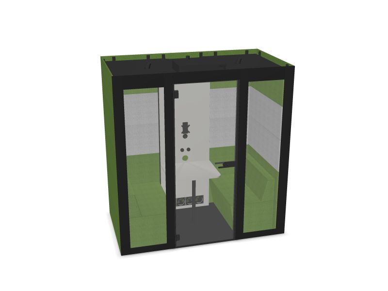 Акустическая кабина SILENT Room M, AI8 - Зеленый