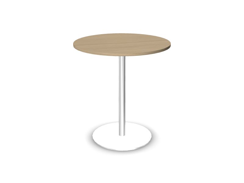 Кофейный столик SITO , D1 - Выбеленный дуб меламин, H - Хром