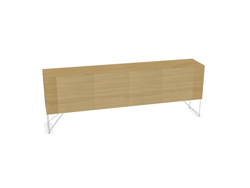 AIR Executive cabinet, AA - Oak veneer, E - White