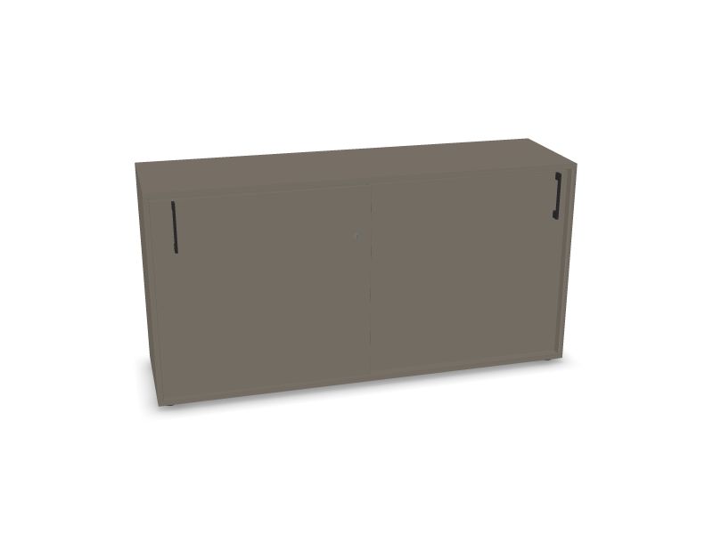 NOVA BASIC sliding door, N2 - Cubanit grey melamine, 1440x400x740