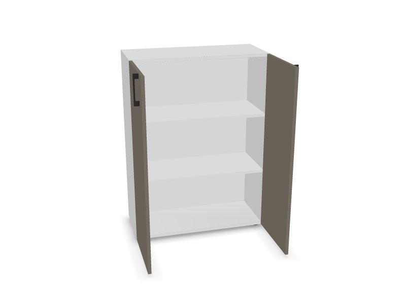 NOVA BASIC w/o lock, DNE303, M1 - White melamine, 800x360x1092