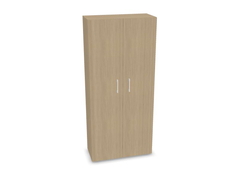 NOVA BASIC Cabinet w/o lock DNE501, D1 - Whitened oak melamine, 800x360x1795