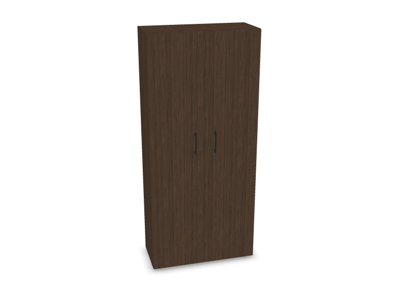 NOVA BASIC Wardrobe w/o lock DNE502, D4 - Dark walnut melamine