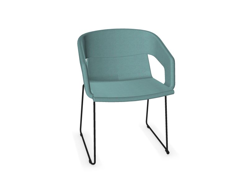 Apmeklētāju krēsls TWIST & SIT Krāsa: S56 - piparmētru melanža