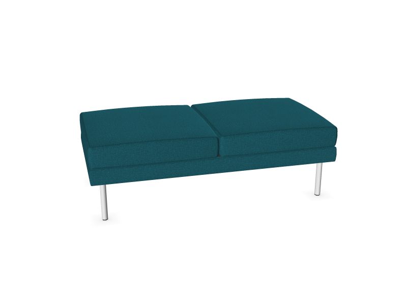 ARCIPELAGO poufs, L02 - Turquoise melange