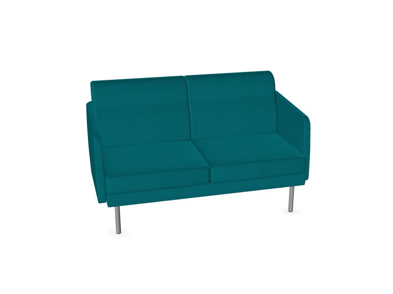 Двухместный диван ARCIPELAGO Цвет: M2 - Металлик, Цвет: L03 - Бирюзовый