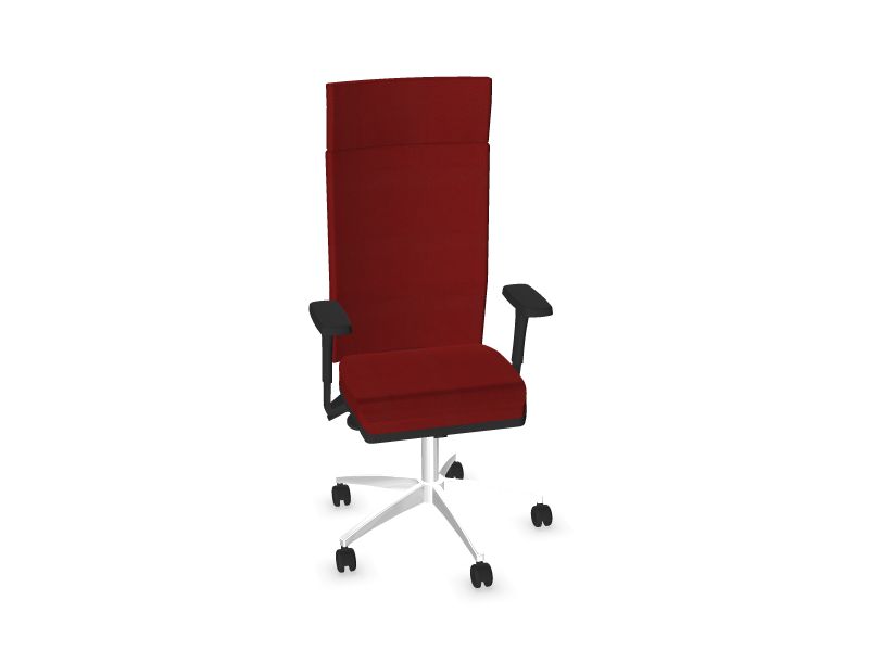 Vadītāja krēsls AURA, D08 - Ķiršu sarkans