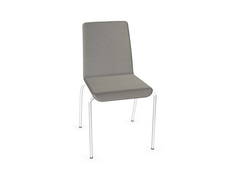 Konferenču krēsls MOON Sēdekļa krāsa: GT4 - kapučīno, Krāsa: E - balts