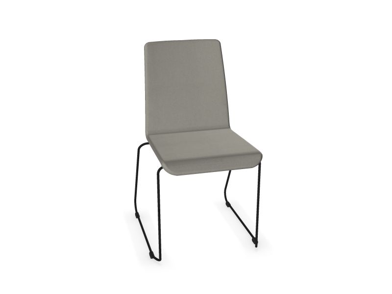 Konferenču krēsls MOON Sēdekļa krāsa: GT4 - kapučīno, Krāsa: A - Melns